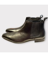 KURT GEIGER black Sloane leather Chelsea boots Men’s Size 41 / US size 8 - $1,407.82 MXN