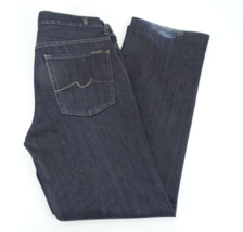 7 For All Mankind Jeans Men 33x32 Austyn Relaxed Straight Leg Dark Wash ... - $33.20