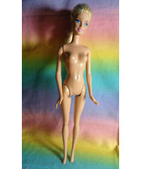 2009 Mattel Blonde Braided Hair Barbie Doll Blue Eyes Nude Plastic Body ... - £9.32 GBP