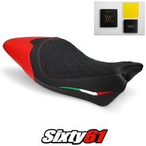 Ducati Monster 797 Seat Cover and Gel 2017-2019 2020 Red Luimoto Suede C... - $320.00