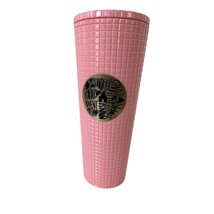 Pink Disneyland Travel Cup, Gridded Texture, XL - £6.05 GBP