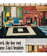1949 Sloane Linoleum Flooring Advertisement Floors Home Furnishing DWQQ17 - $40.99 CAD