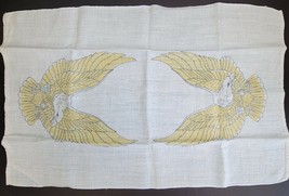 Vintage Harley Davidson Eagle Linen Kitchen Towel Faded - £9.69 GBP