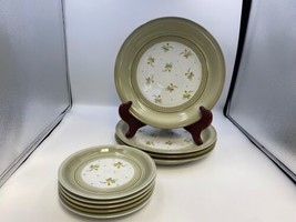 Denby VERONA 9 Piece Lot Dinner Plates x4 &amp; Appetizer Plates x5 - £95.91 GBP