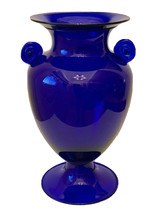 Impressive Bisazza Vetro Flavio Albanese Cobalt Blue Murano Glass Vase 1... - £1,189.12 GBP
