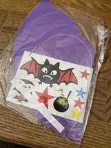 Halloween Paper Hat Kit Purple Bat - $6.63