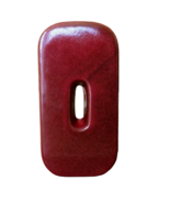 Modern Design Ceramic Vase Centerpiece Letter &quot;O&quot; Red - $55.67 CAD