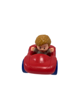 FISHER PRICE LITTLE PEOPLE BOY WITH RED CAR - $6.93