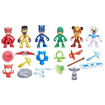 PJ Masks Power Heroes Meet The Power Heroes Figure Set with 6 Figures and 14 Acc - £26.51 GBP