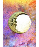 Moon mirror Celestial mirror crescent moon mirror, moon mirror mirror re... - $65.00