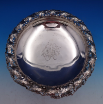 Redlich Sterling Silver Centerpiece Bowl #1699 Pierced Leaf Flower Border #8249 - $2,722.50