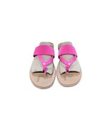 Sorel Ella 2 Easy Flip Sandals Size 9.5 Fuchsia Fizz/ Sea Salt NEW WITH BOX - $870.50 MXN