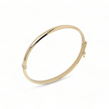 4.20mm Bangle Bracelet in 14K Gold/Custom Bracelet/Real Gold Bangle - £679.99 GBP+