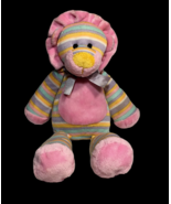 Toys R Us Animal Alley Lion Plush Toy Stuffed Animal Pastel Multicolor R... - $135.82 CAD