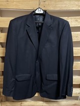 Pical Black Sport Coat Dress Suit Jacket Men&#39;s Size 46R  KG JD - £58.66 GBP