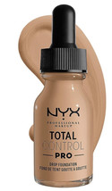 NYX Professional Makeup Total Control Pro Drop Foundation TCPDF09 Medium... - $15.72