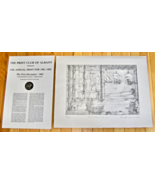 VINT. SIGNED LITHOGRAPH IN BLK/WHITE, “THE FIRST ENCOUNTER, 1492” by SER... - €75,31 EUR