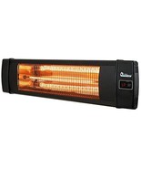 Dr Infrared Heater Outdoor Patio Wall Mount Carbon Infrared Heater, Black - £93.97 GBP