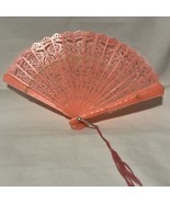 Folding Fan Pin Lace Cut Out Hand Fan - £7.34 GBP