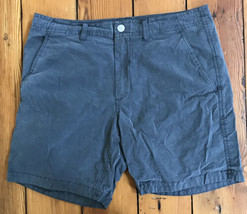 Bonobos Dark Charcoal Gray Bermuda Shorts 32 Mens w Pockets 34&quot; Waist - £19.60 GBP