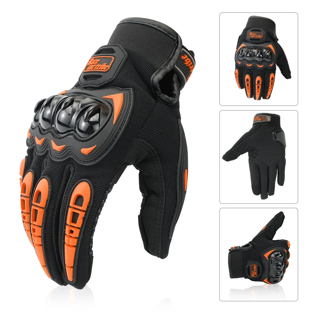 Motorcycle Riding Gloves Summer Breathable Full Finger Guantes Luvas Motorcross - £19.56 GBP