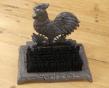 Rooster Shoe Cleaner Boot Brush Rustic Cast Iron Chicken Home Farmhouse ... - $59.99