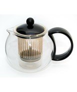 BODUM Teapot Clear Glass Tea Maker Diffuser For Tea Leaf or Tea Bag 3 cups - £12.85 GBP