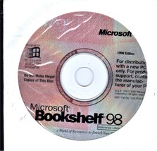 Microsoft Bookshelp 98 - PC Software - $4.50