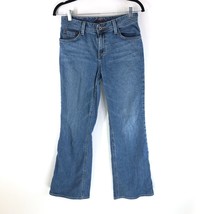 Eddie Bauer Womens Jeans Boot Cut Medium Wash Stretch 2P Petite - £11.39 GBP