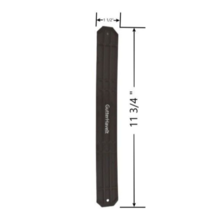 Package of 10 - Aluminum Downspout Strap - 2&quot; x 3&quot; Brown - $17.87