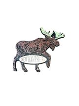 Vtg New Hampshire Moose Flexible Rubber Fridge Magnet - $9.87