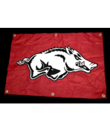 Arkansas Razorbacks Outdoor Flag 2ft x 3ft Tusk Fan Decor Man Cave Dorm ... - $22.22