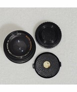 Auto Chinon 1:1.9 50mm Lens / End Caps + Tristar 1A 49mm Filter Made In ... - $86.28 CAD