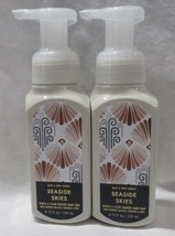Bath &amp; Body Works Gentle &amp; Clean Foaming Hand Soap Set Lot of 2 SEASIDE SKIES - £19.05 GBP