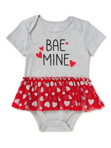 Way to Celebrate Baby Girls Tutu Bodysuit Bae Mine Size 12 Months - £15.65 GBP