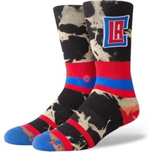 Stance NBA Men&#39;s Clippers Acid Wash Sock Red M558C18CLI Size Large - £15.17 GBP