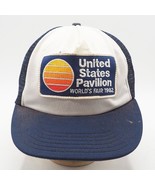 Vintage United States Pavilion World Fair 1982 Patch Mesh Snapback Truck... - £22.31 GBP