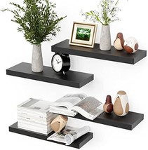 16.5&quot; Floating Shelf, Classic Hanging Wall Mounted Shelf Décor - (4-Pack) - $422.33 MXN