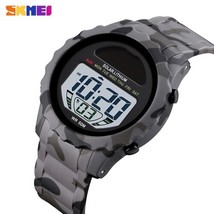 SKMEI  LED Digital Solar Power Mens Watches Sports Male Clock Date Display Water - £31.46 GBP