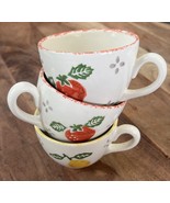 3 Summer Fruits By Laura Ashley Mugs Strawberry (2) &amp; Lemon (1) England - €20,59 EUR