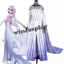 Frozen Elsa cosplay costume  Ice Queen Elsa  Costume Princess Dress  - £117.02 GBP
