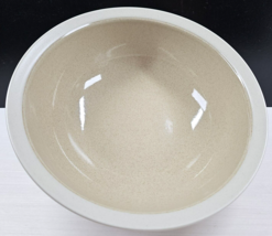 Mikasa Sand Piper 10&quot; Round Vegetable Bowl Stone Craft Speckled Tan Serving Dish - £31.05 GBP