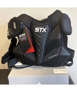 STX Surgeon 400 Shoulder Pad Lacrosse Youth Large Intermediate Black NWT - $55.68 CAD