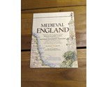 Medieval England National Geographic Magazine Map October 1979 - £20.11 GBP