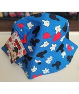 Disney Sun Hat Bucket Hat Mickey Mouse Blue Lightweight NWT New - $10.84 CAD