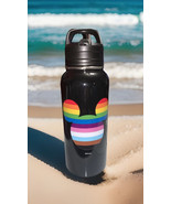Disney Pride Collection Mickey Mouse Rainbow Ears Water Bottle Stainless... - $624.96 MXN