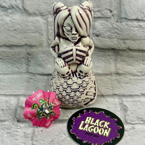 Black Lagoon Halloween Pop Up Griselda Zombie Mermaid Tiki Mug Tiki Farm... - $148.49