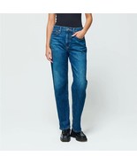 Etica Tyler Vintage Straight Jeans Chrome Diopside Denim Straight Jeans NWT - $135.66 CAD
