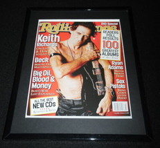 Keith Richards Framed October 17 2002 Rolling Stone Cover Display Stones - £27.60 GBP