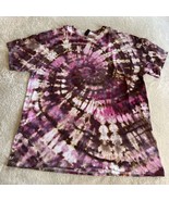 NEW Gildan Women’s Purple Pink Brown Camouflage Tie Dye Short Sleeve Shi... - $33.57 CAD